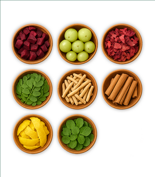 Natural Roots ingredients grid placeholder